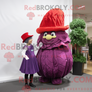 Rode Kool mascottekostuum...