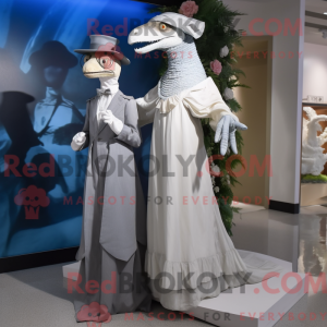 Grå Dimorphodon maskot...