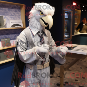 Silver Eagle maskot kostume...