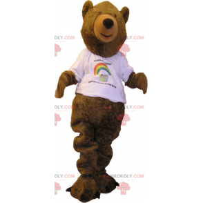 Bärenmaskottchen mit T-Shirt - Redbrokoly.com