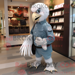 Sølv ørn maskot drakt...