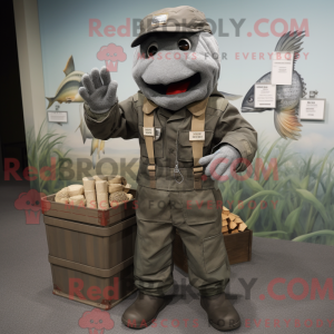 Grey Cod mask drakt...
