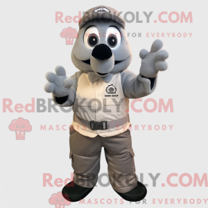 Grey Cod mask drakt...