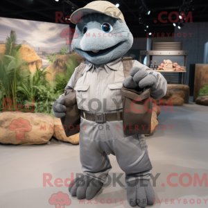 Maskottchenkostüm Gray Cod...