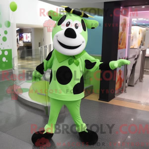 Mascotte de vache Holstein...