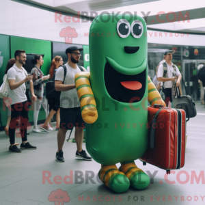 Forest Green Hot Dog mascot...