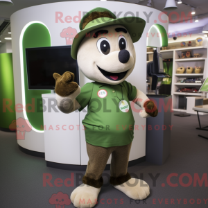 Olive Television mascot...