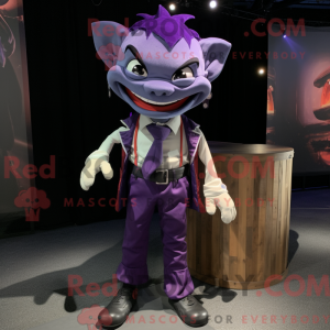 Lilla Vampyr maskot kostume...