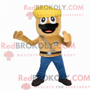 Gold Para Commando maskot...