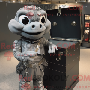 Costume mascotte de coffre...