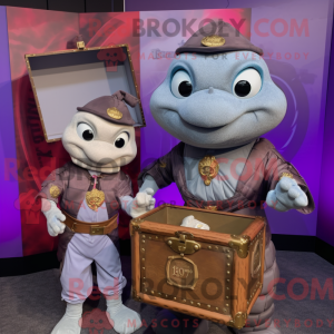 Maskotkostymekarakter Grey...