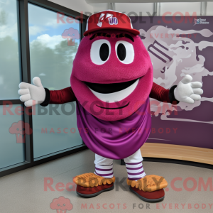 Magenta honkbalhandschoen...