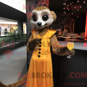Rust Meerkat maskot kostume...