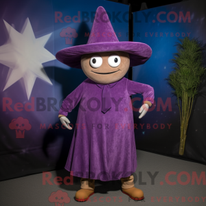 Purple Ray maskot kostume...