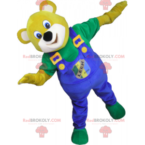 Bear mascot overalls - Redbrokoly.com