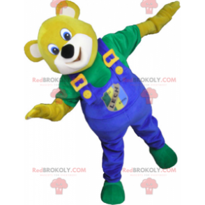 Bear mascot overalls - Redbrokoly.com