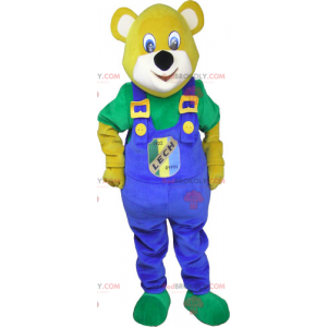 Bear mascot overalls - Redbrokoly.com