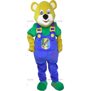 Bear mascotte overall - Redbrokoly.com