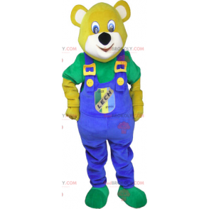 Bear mascotte overall - Redbrokoly.com