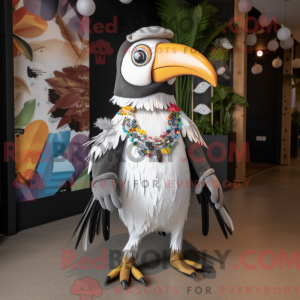 Sølv Tucan maskot...