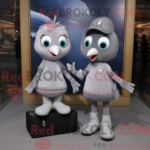 Postava maskota Grey Pair...