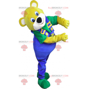 Bear mascot overalls - Redbrokoly.com