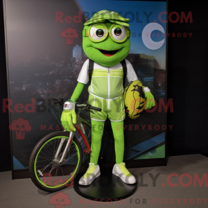 Lime Green Tennis Racket...