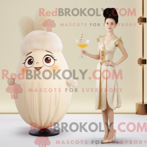 Costume mascotte de Dim Sum...