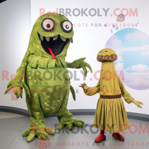Costume de mascotte d Olive...