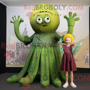 Costume de mascotte d Olive...