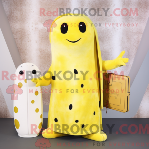 Lemon Yellow Ermine mascot...