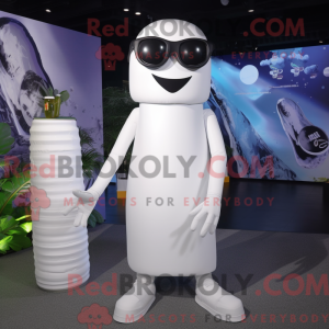White Soda Can maskot...