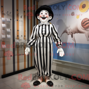 Mime maskot kostume...
