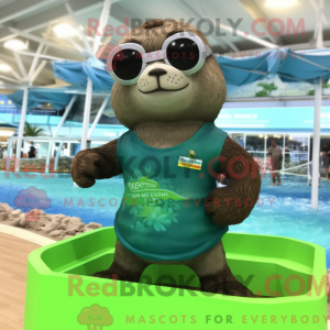 Costume mascotte de loutre...