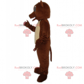 Mascota oso pardo y vientre claro - Redbrokoly.com