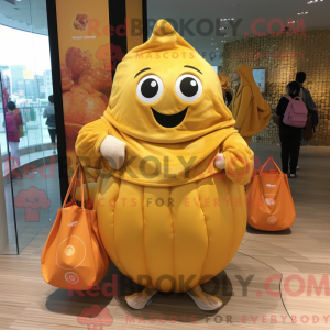 Personaggio mascotte zucca...