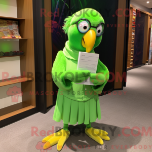 Disfraz de mascota loro...