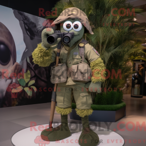 Oliven Sniper maskot...