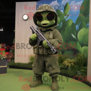 Oliven Sniper maskot...
