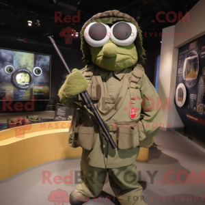 Oliven Sniper maskot...