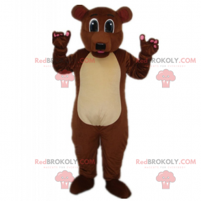 Mascota oso pardo y vientre claro - Redbrokoly.com