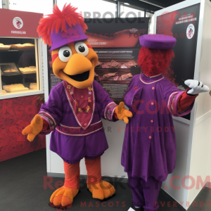 Mascotte de poulet Tandoori...