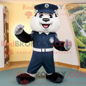Postava maskota Navy Skunk...