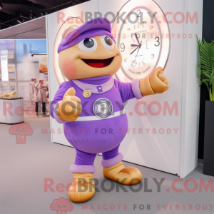 Lavendel croissant maskot...