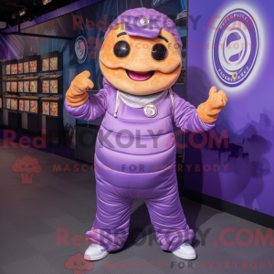 Lavendel croissant maskot...