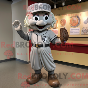 Sølv baseballhanske...