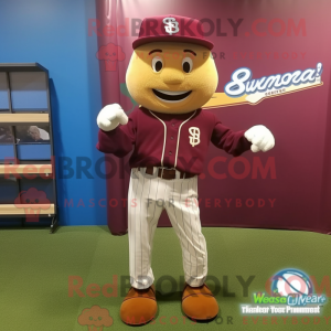 Maroon Baseball Glove...