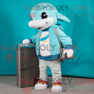 Disfraz de mascota Cyan...