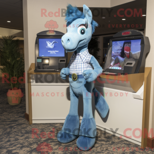 Maskottchenkostüm Blue Mare...