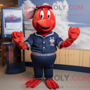 Máscara Navy Lobster com...